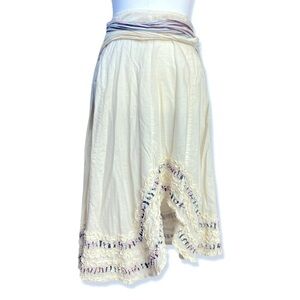 SALT AND PEPPER Flirty Boho High Low Skirt